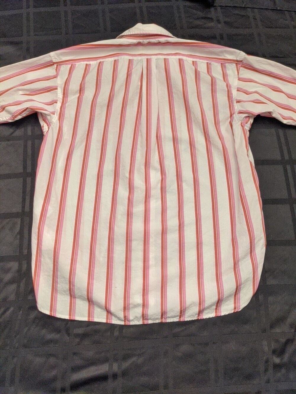 Womens J. Crew Relaxed Fit Pink Striped Button Down Shirt Size 2 Long Sleeve - Picture 7 of 8